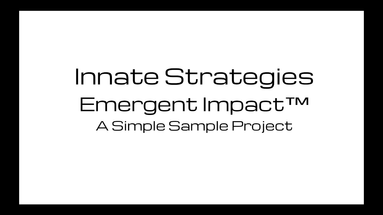 Emergent Impact™: A Simple Sample Project