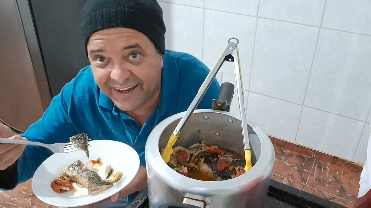Destampando a panela de pressão e experimentando o Tucunare, huuuuuuuuuuuuuuuuu