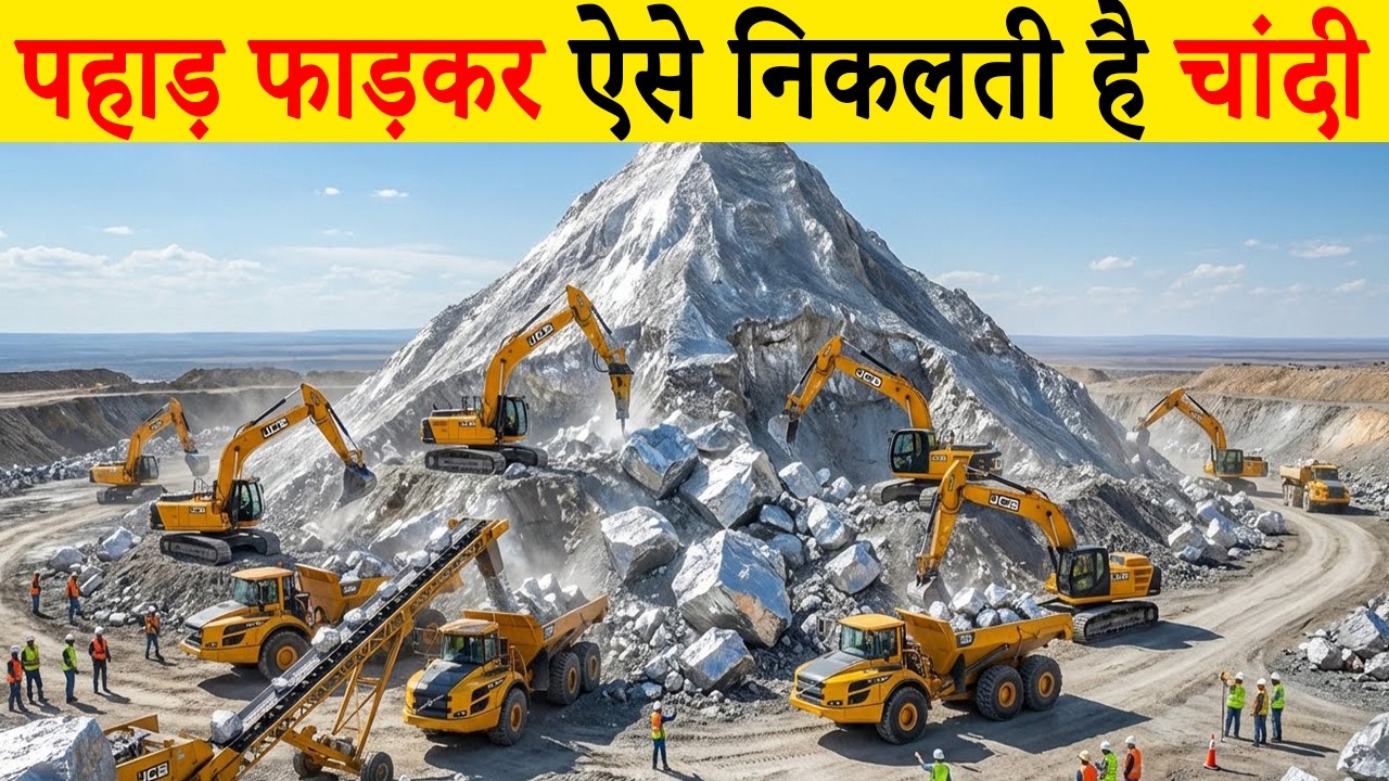 पहाड़ों को चीरकर कैसे निकलती है चांदी असली सच जानिए | Silver Mining Documentary Hindi