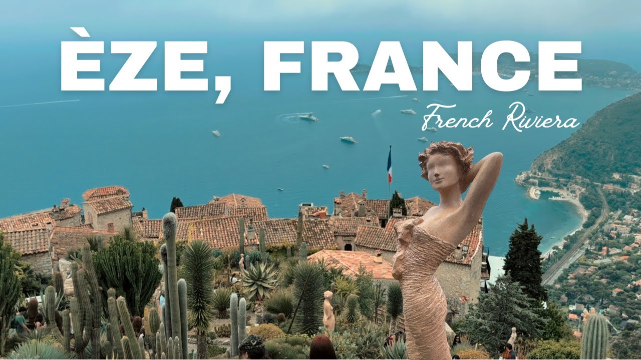 Eze Day Trip from Nice 🇫🇷 Eze Village, Exotic Garden, Perfume making | South of France Vlog