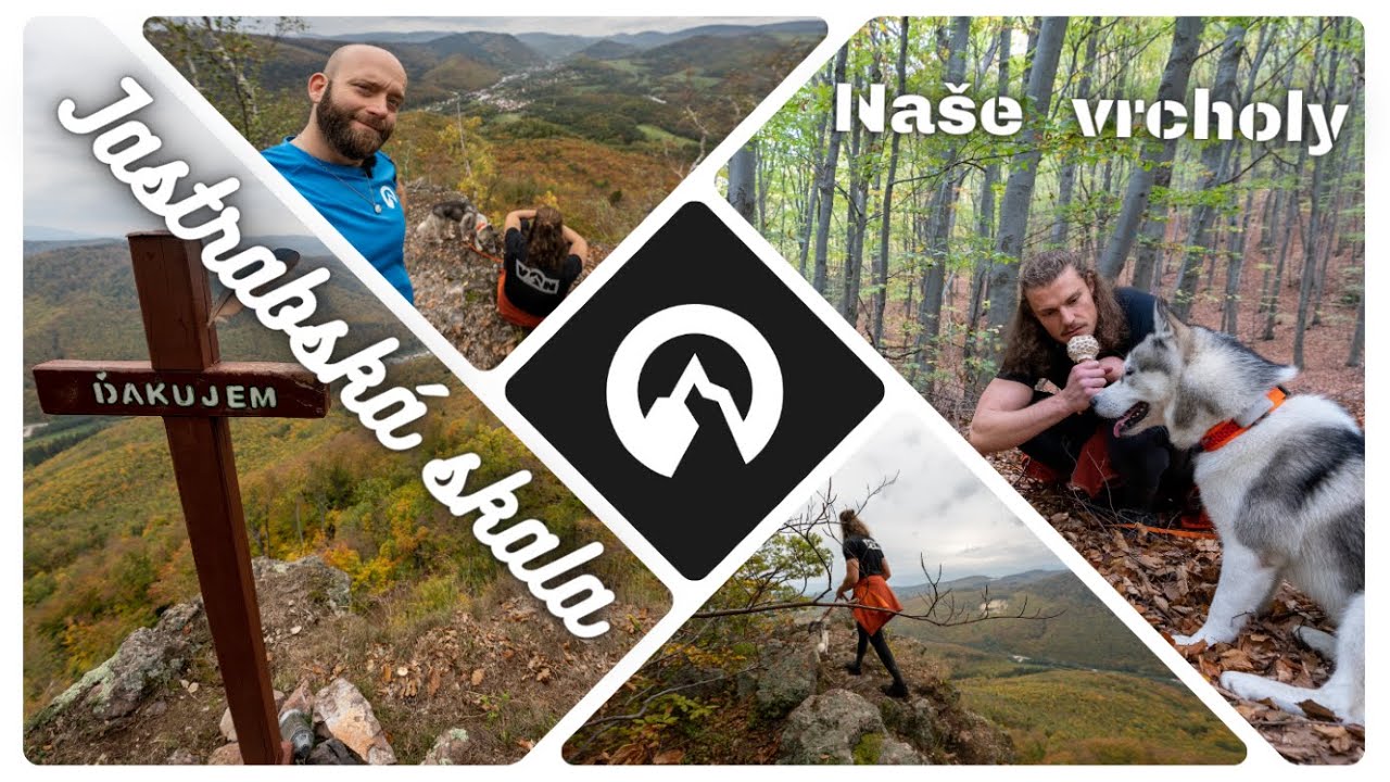 Jastrabská skala (684m) - sopečná pamiatka Kremnických vrchov.