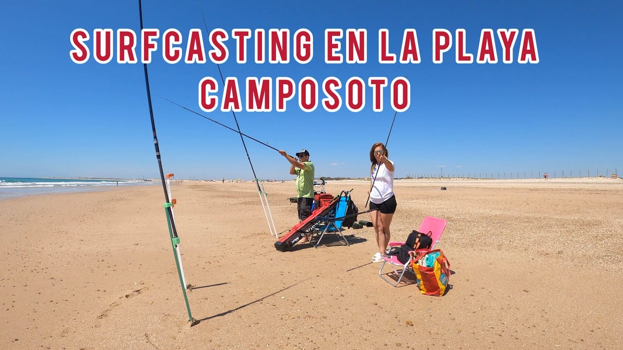 ‼️🔥SURFCASTING EN LA PLAYA CAMPOSOTO🔥‼️ Un día muy bueno de pesca pero poca Actividad.