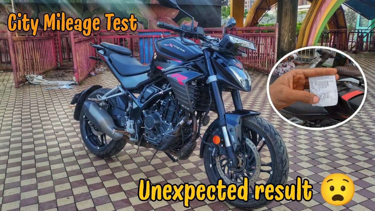City mileage test in Xtreme 250R unexpected result? 😱 