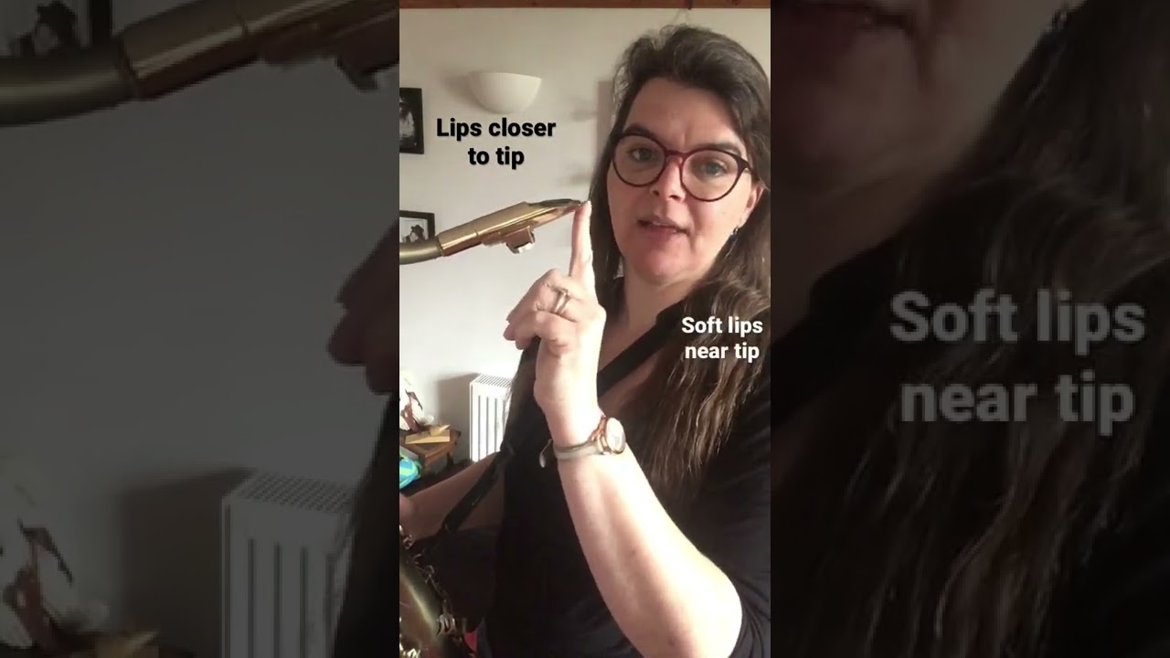 Soft low notes on TENOR SAXOPHONE - breath control and embouchure (mouth shape)