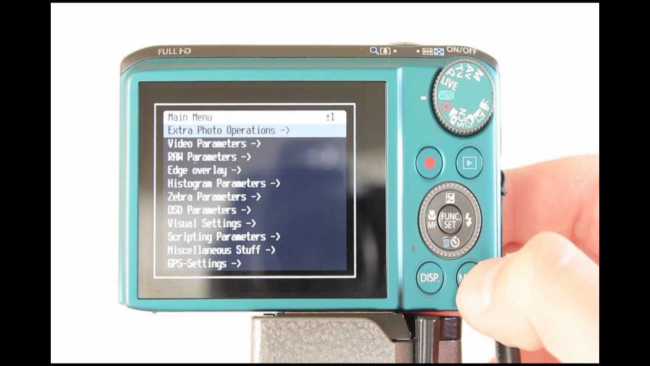 Install CHDK tutorial