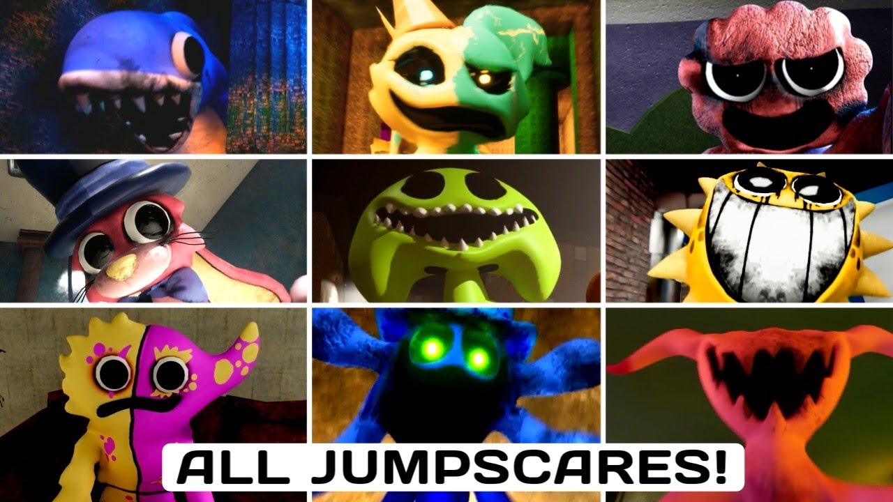 BANBAN FANGAMES ALL JUMPSCARES (Shelter Of Sursur, Boney's Birdhouse, COVV, KOBB, COGG, FOTT, Etc.)