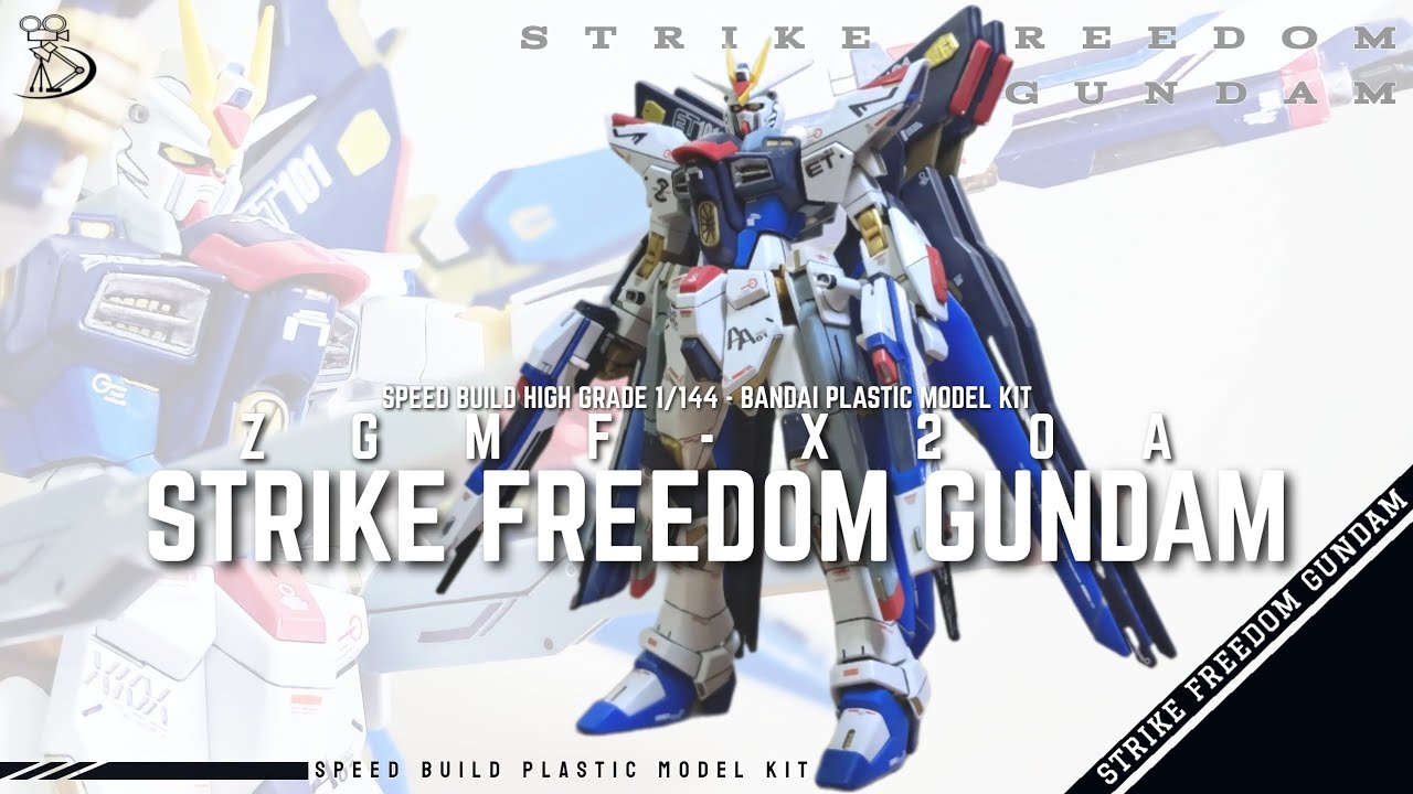 Speed Build | HGCE 1/144 Strike Freedom Gundam | Bandai