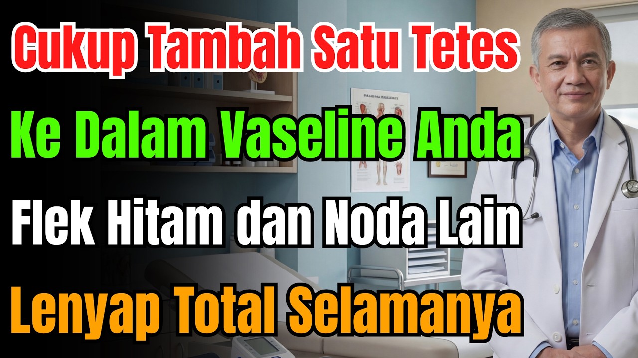 Sebelum Tidur! Campur 1 Tetes Ini Ke Vaseline, Flek Hitam & Melasma Langsung Hilang Total Loh