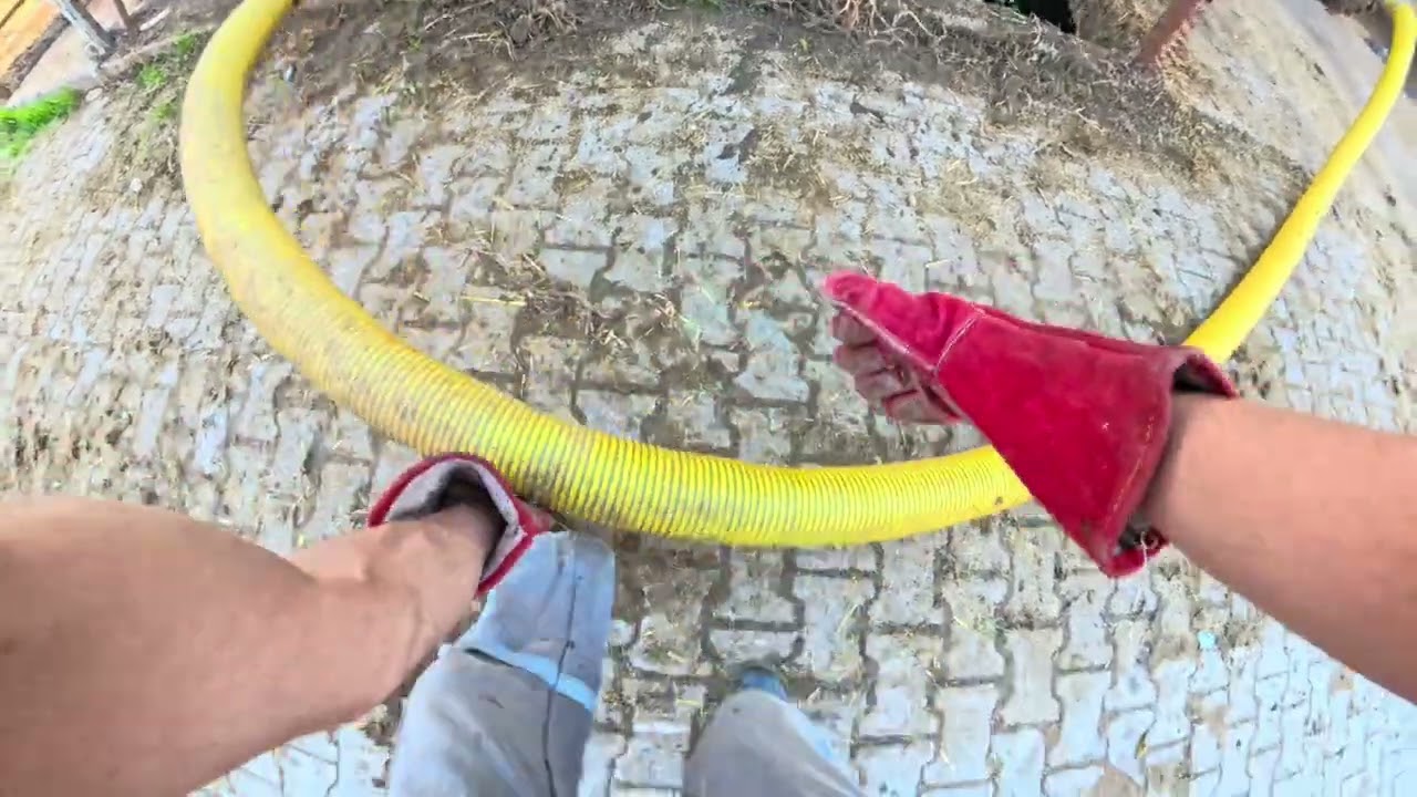Vidanjörle sıvı gübre çekiyoruz 2