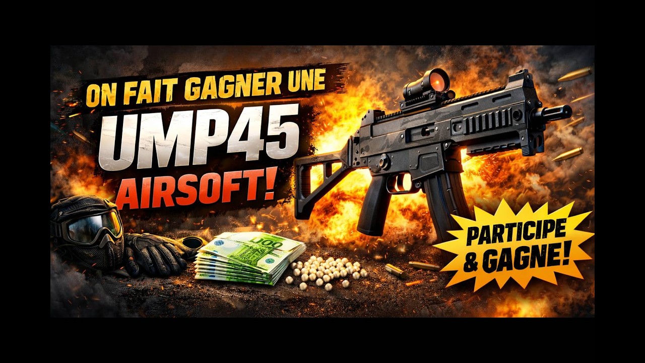 JE FAIS GAGNER UNE UMP45 AIRSOFT 😱 (CONCOURS)