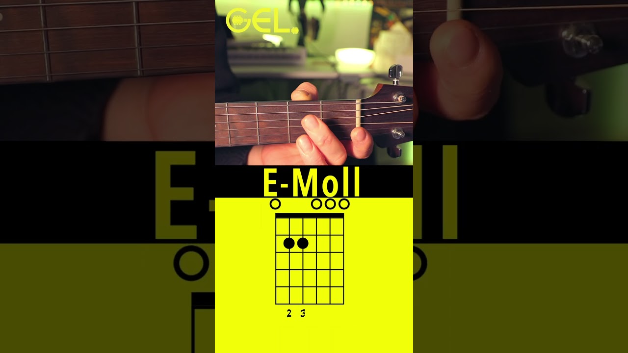 E-Moll Akkord auf Gitarre (So Einfach!) #gitarre #shorts #akkorde