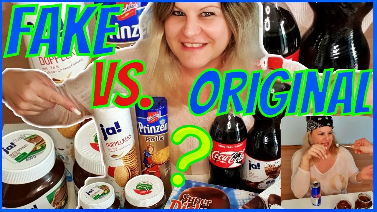 FAKE VS. ORIGINAL Süßigkeiten Challenge - Werde ich es erraten? - teuer vs. günstig | Shivashakti8