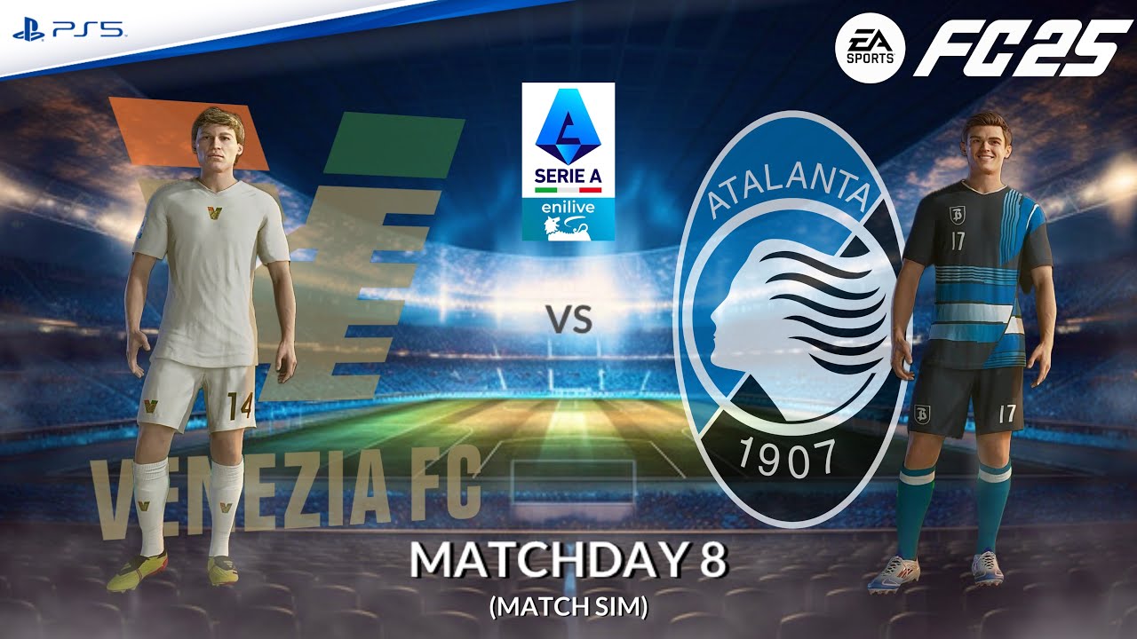 Venezia - Atalanta ⚽️ Serie A 2024/25 Match Sim ft. Lookman, De Ketelaere | FC 25