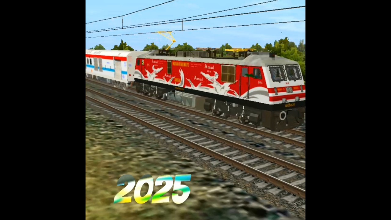 INDIAN TRAIN EVOLUTION 2010 TO 2025 IN TRAINZ SIMULATOR 🔥🗿 #trainzimulator#indianrailways #shorts🔥