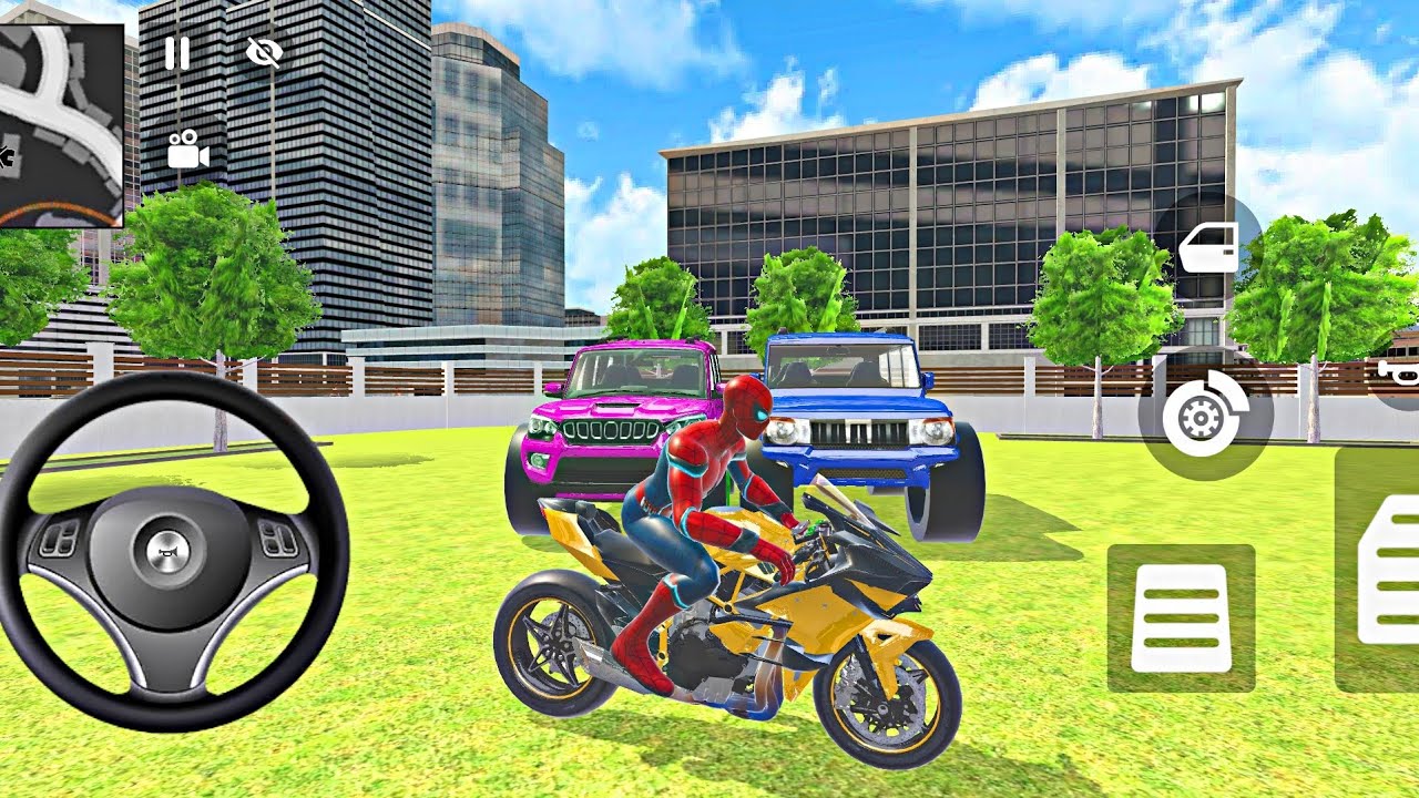 Spider-Man 🕸️ Purchase 🎊 Modified 🚘💨 Car & New Bike 🏍️💨 | Long Drive 🚘🚎 | Indian GTA 🦚 Gameplay 🎮