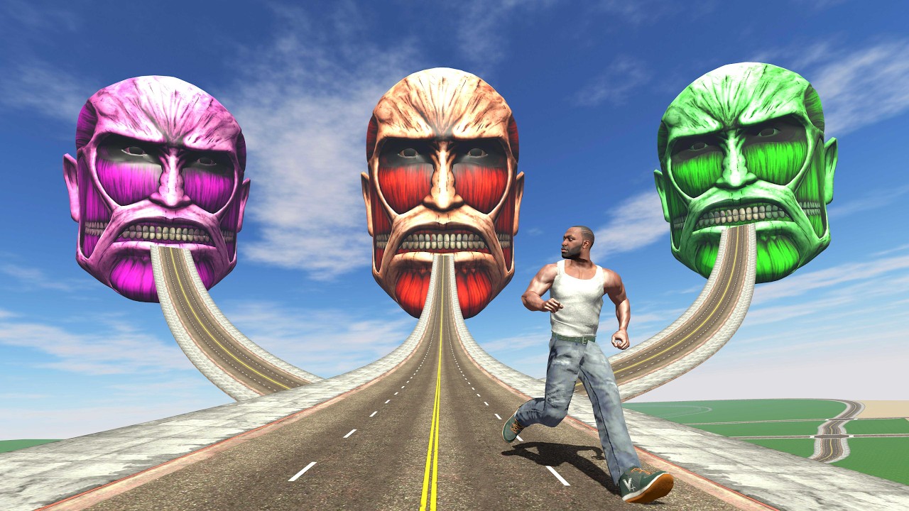 Franklin odkrył najdłuższą drogę do kolorowej głowy tytana - INDIAN BIKE DRIVING 3D