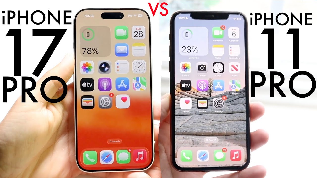 iPhone 17 Pro против iPhone 11 Pro! (Сравнение) (Обзор)