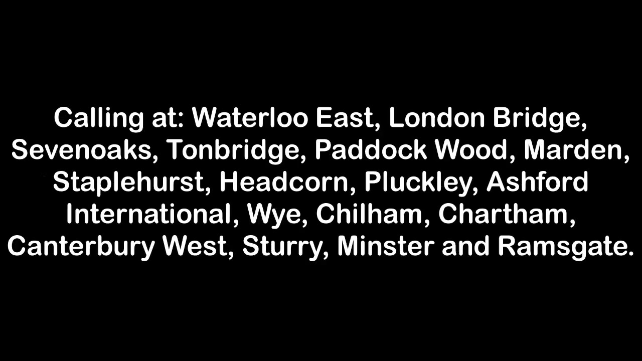 London Charing Cross Announcements 13/05/22