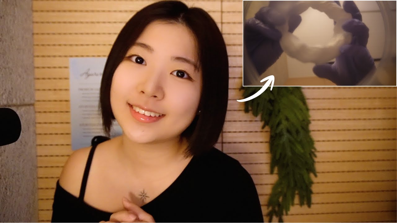 인도식 눈알 마사지샵 ASMR | 버터오일로 눈 녹이기, 마사지, 나무볼