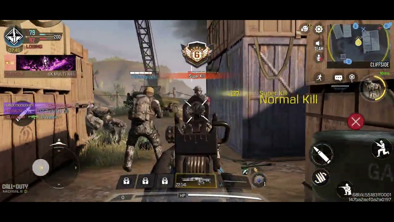 Cod Mobile: Ranked, Close Quarters 10v10 with 52kill win