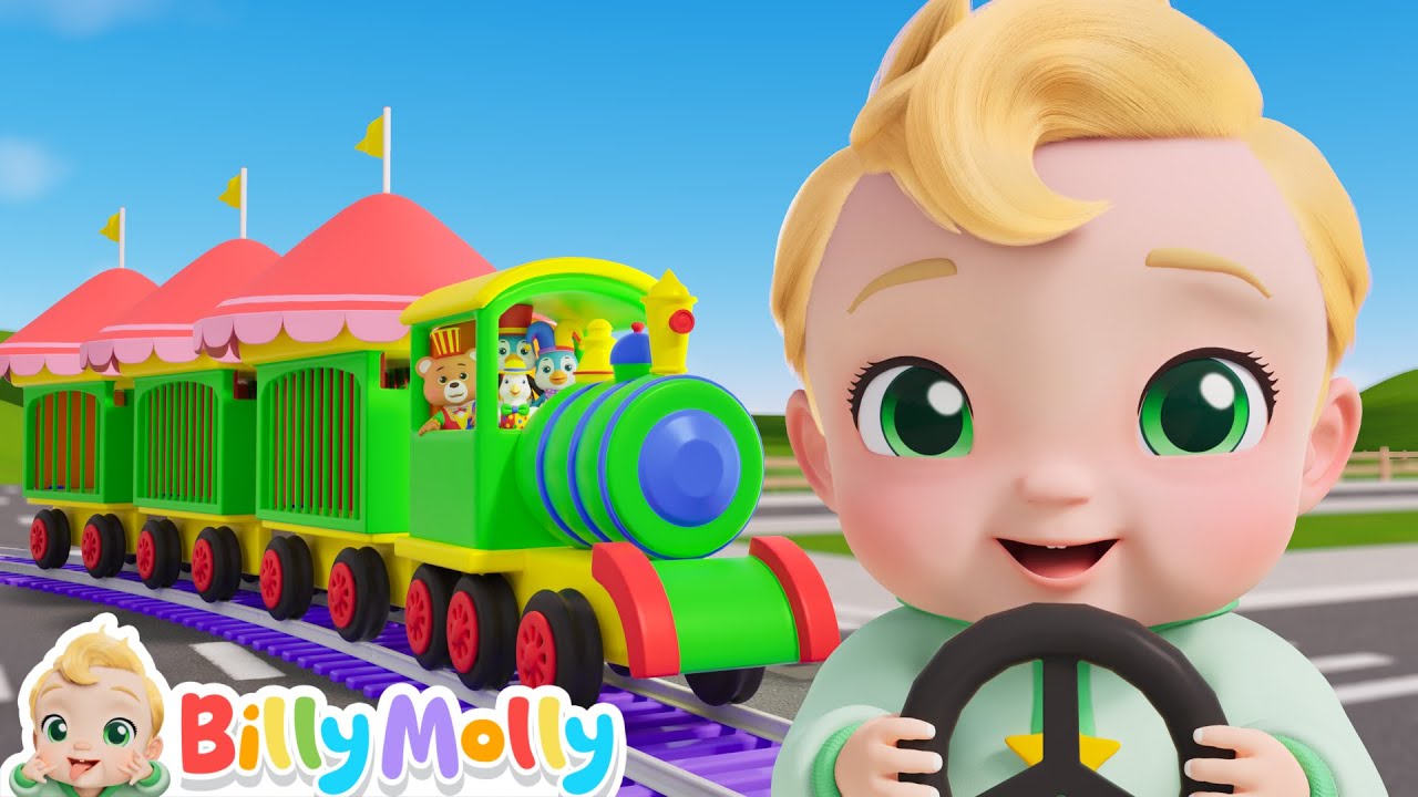 Get On Circus Animal Train | Old MacDonald’s Wild Friends | Billy Molly - Learning Songs