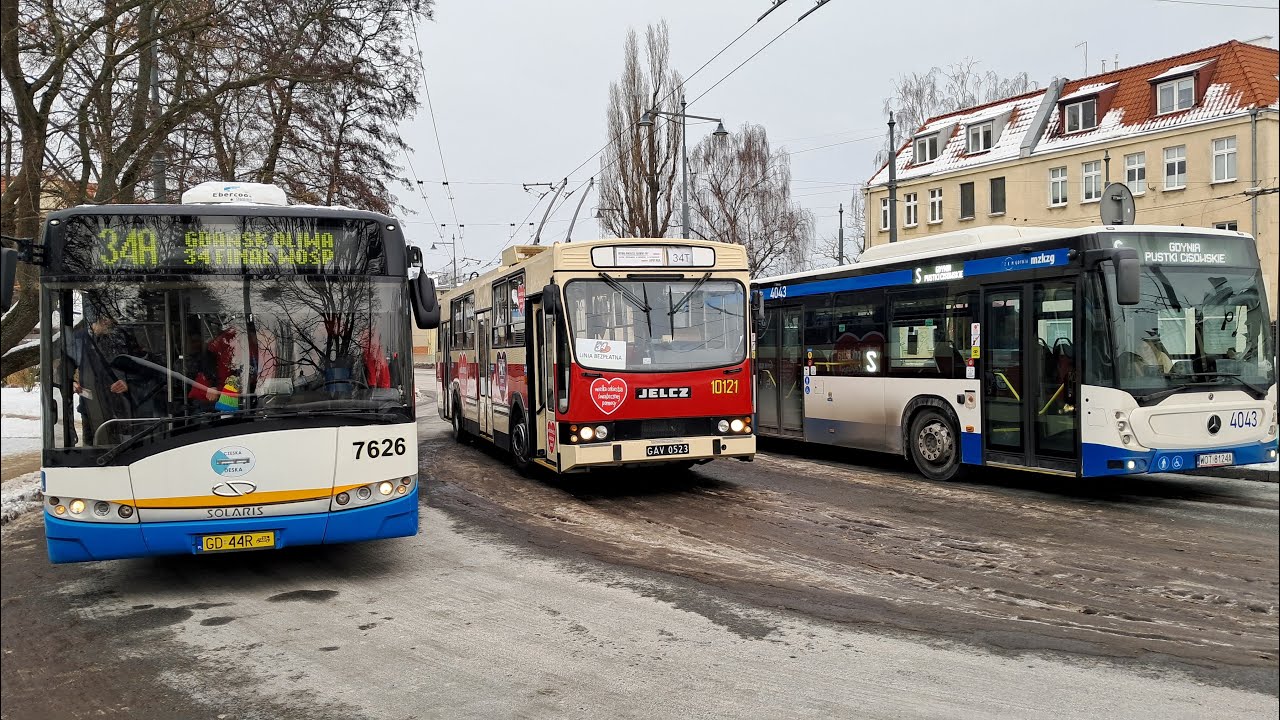 Jelcz 120MT/E #10121 (34T - Gdynia Dworzec Główny PKP) [PKT Gdynia]
