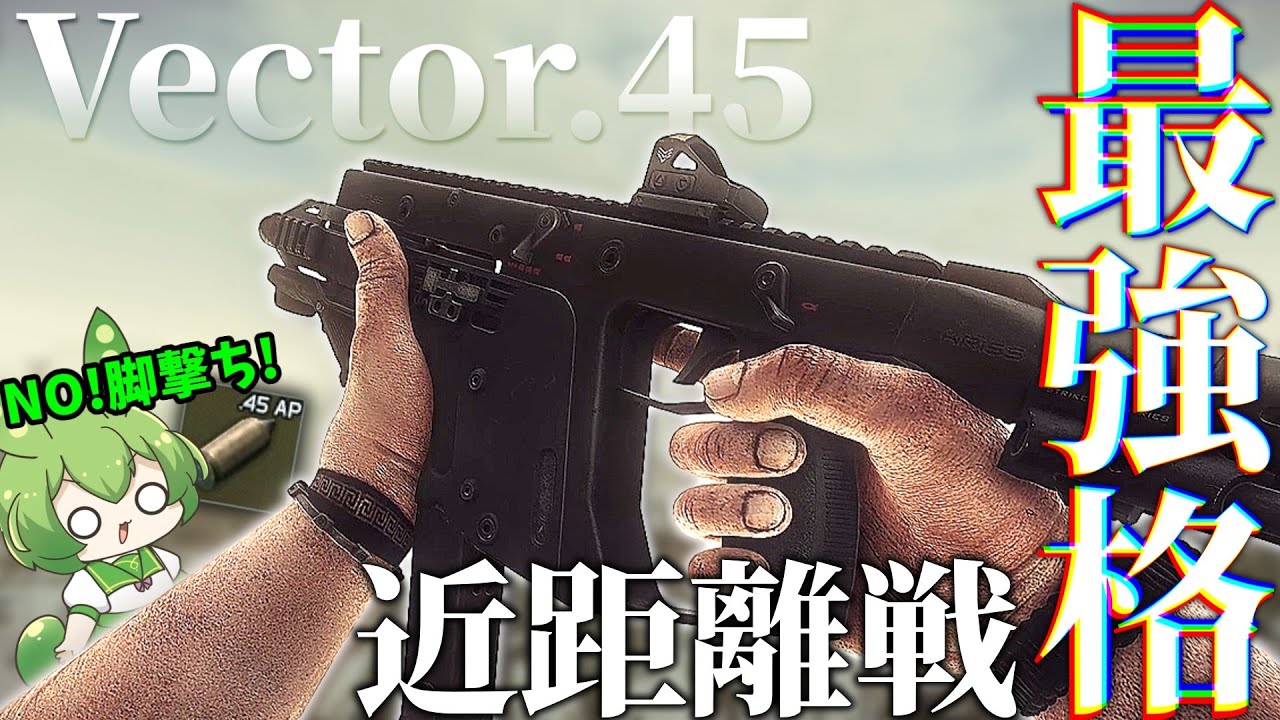 【EFT】黒ベクターの圧倒的1vs1性能を知ってるか【ずんだもん】【タルコフ】