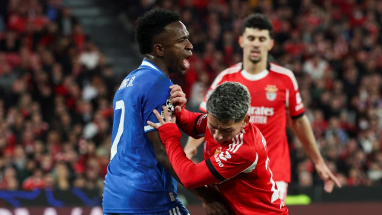 ESCÁNDALO Y RACISMO EN LA CHAMPIONS:Vinicius denunció que el argentino Gianluca Prestiani lo insultó