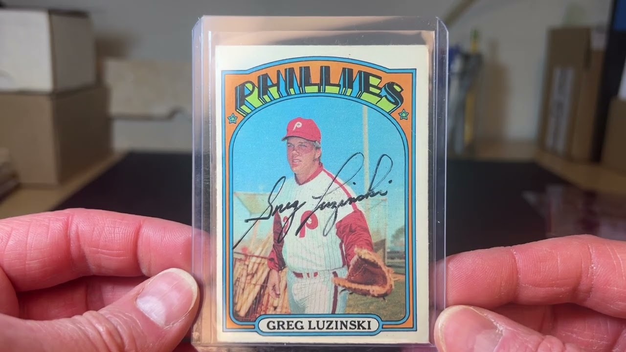The Story of Greg Luzinski & some vintage baseball card sales