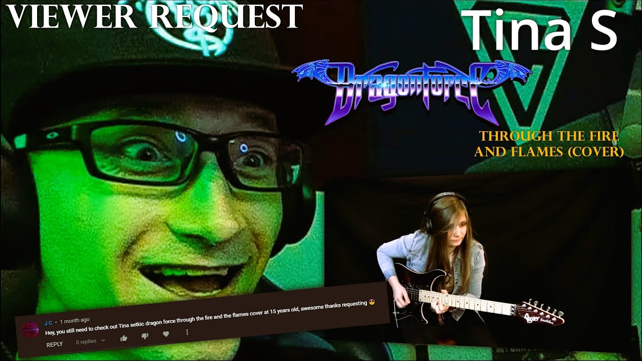 Reaction | Tina S | Dragonforce | Through the Fire and Flames (Cover)