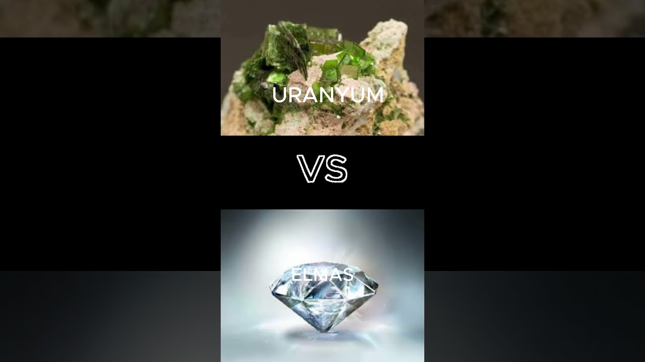 Uranyum vs Elmas #shorts #madenler #edit