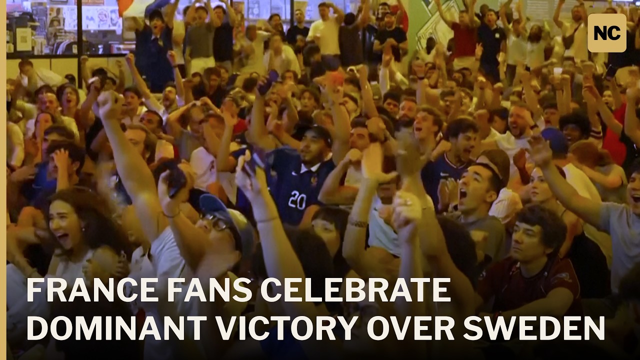 France 3-0 Sweden: France Fans Celebrate Dominant Victory Over Sweden | AD1S