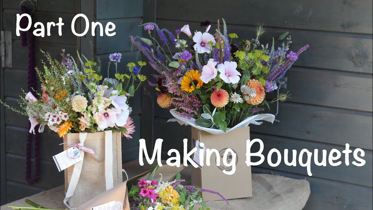 Part One Bouquet Making// Stems by Suzanne Cut Flower Garden