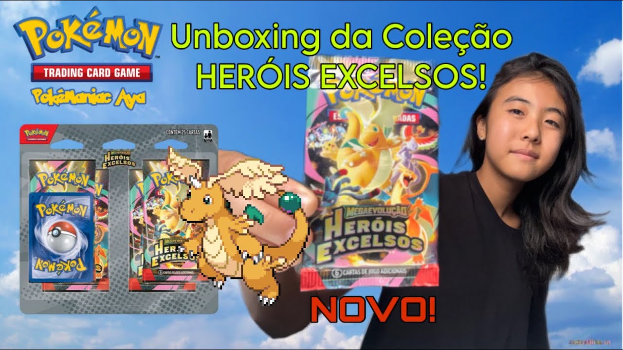 LANÇOU? Unboxing de HERÓIS EXCELSOS! Abrindo Quadri Packs! - Pokémon TCG