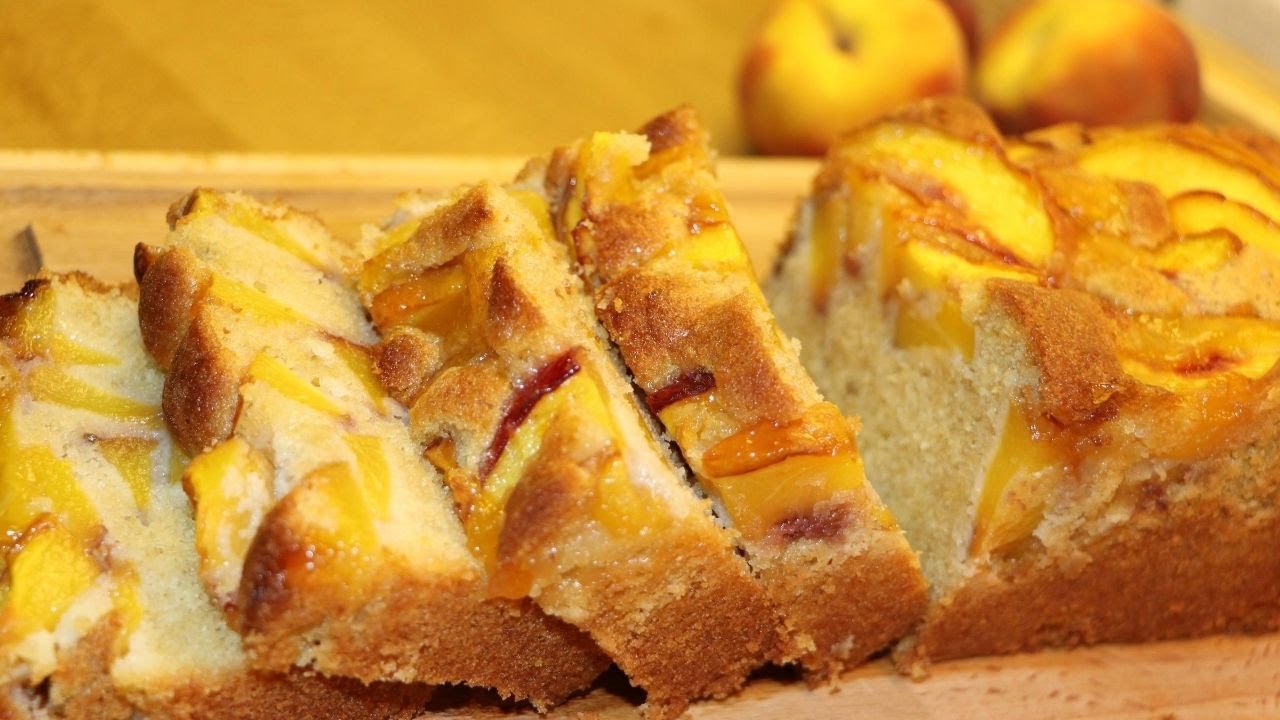 EASY & Delicious Peach Cake Recipe | How To Make The Perfect Peach Cake | No Fail Fruit Cake Recipe
