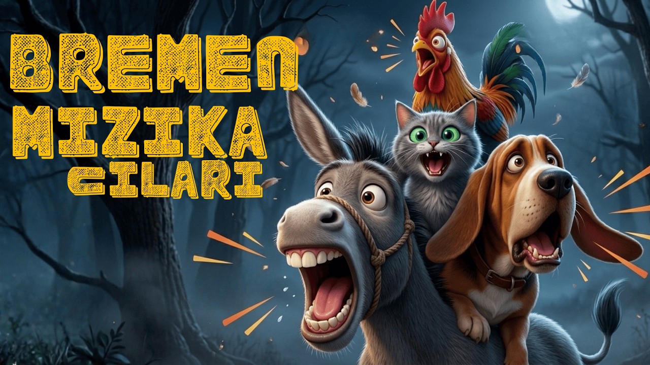 🐴🐶 Бременские музыканты 🐱🐓 I Жемчужные сказки (Поучительные сказки - 4K в стиле Pixar)