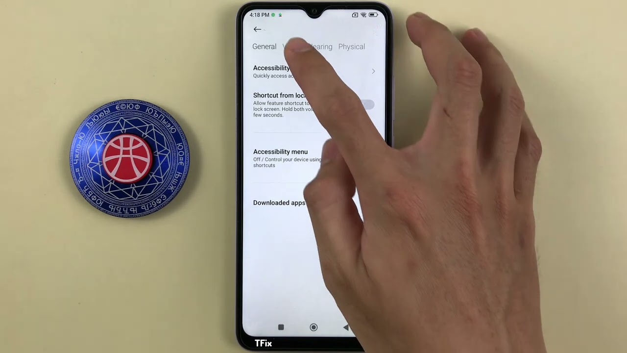 Тактильная обратная связь на Xiaomi Redmi 12C Android 13