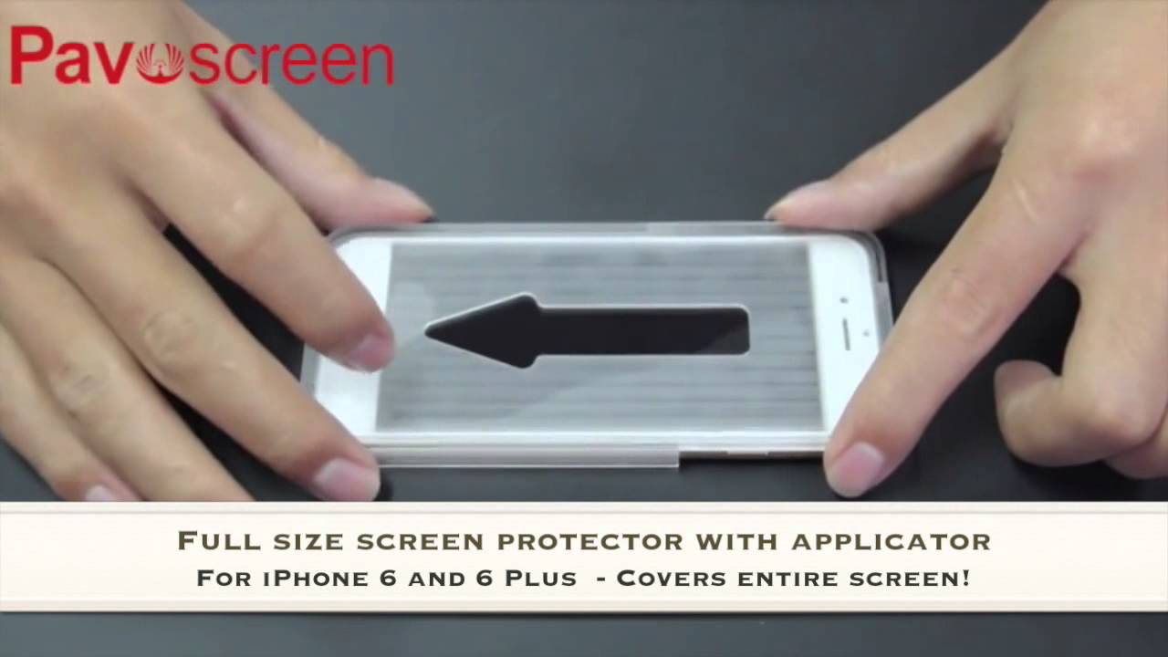 Pavoscreen for iPhone 6 & 6 Plus Full Size Glass with Applicator