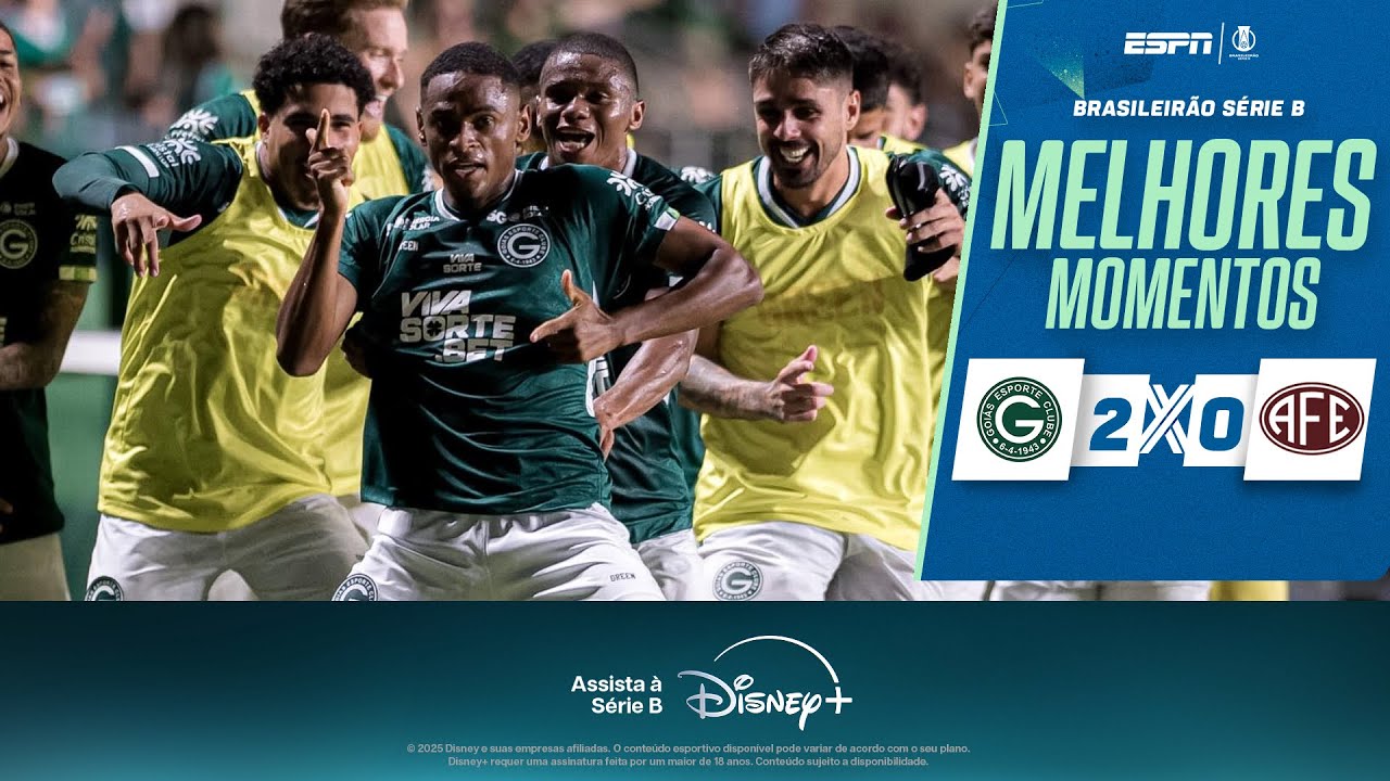 GOIÁS vence a FERROVIÁRIA e garante a liderança isolada da Série B | Melhores Momentos