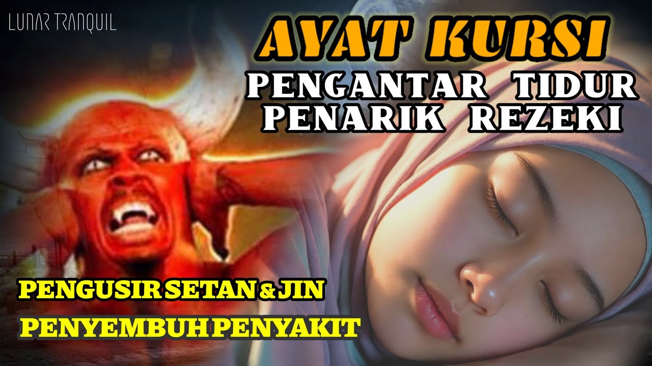 Ayat Kursi & Doa Sebelum Tidur | Amalan Pengusir Jin & Setan 🌙 Lunar Tranquil