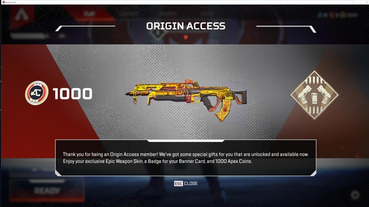 How to get 1000 free APEX COINS and exclusive FLATLINE SKIN in APEX LEGENDS