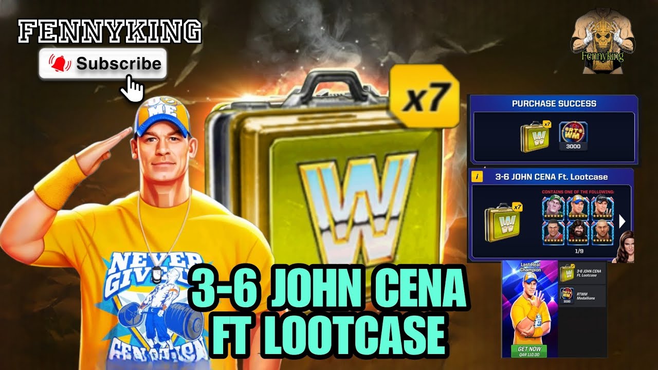 3-6 JOHN CENA 🔥 FT LOOTCASE OPENING 🤩 | WWE MAYHEM GAMEPLAY | #wwemayhem #bringonthemayhem #wwe2k25