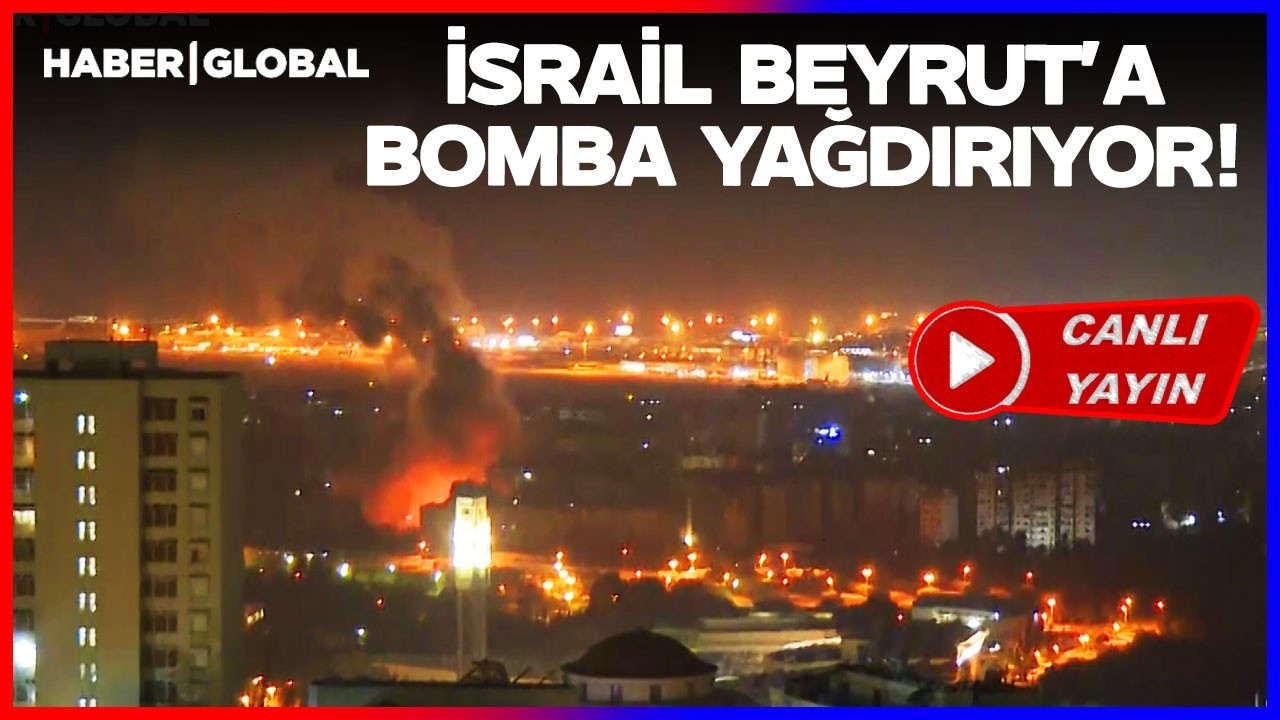 CANLI | SON DAKİKA | İsrail Beyrut'a Çok Büyük Bombardıman Başlattı! Şehirden Alevler Yükseliyor!