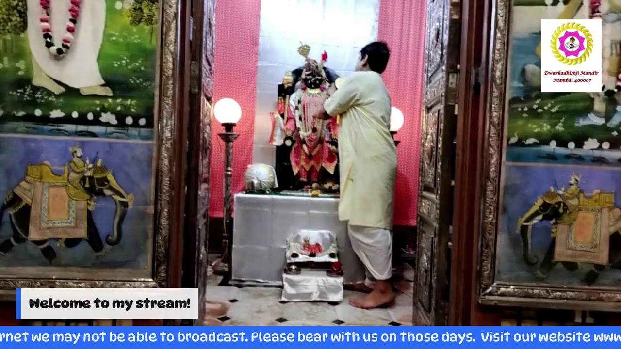 Shree Dwarkadhishji Mandir live