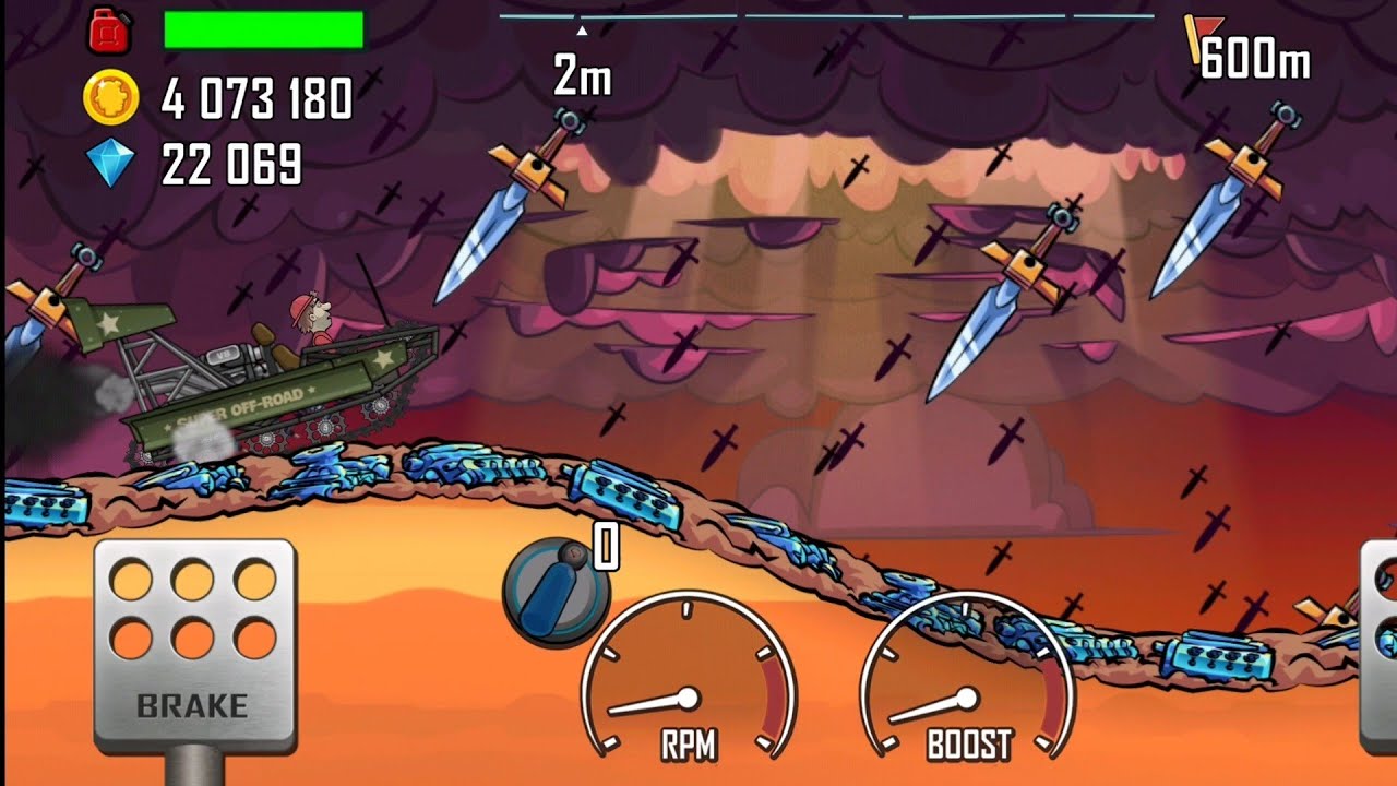 Hill Climb Racing Mega Highway Gameplay Walkthrough | Hcr