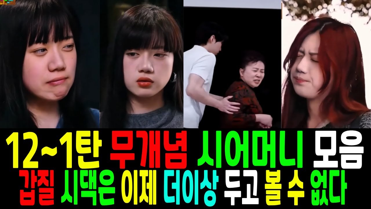 12~1탄 무개념 시어머니 몰아보기 시댁갑질 모음#시어머니 #며느리갈등 #시누이