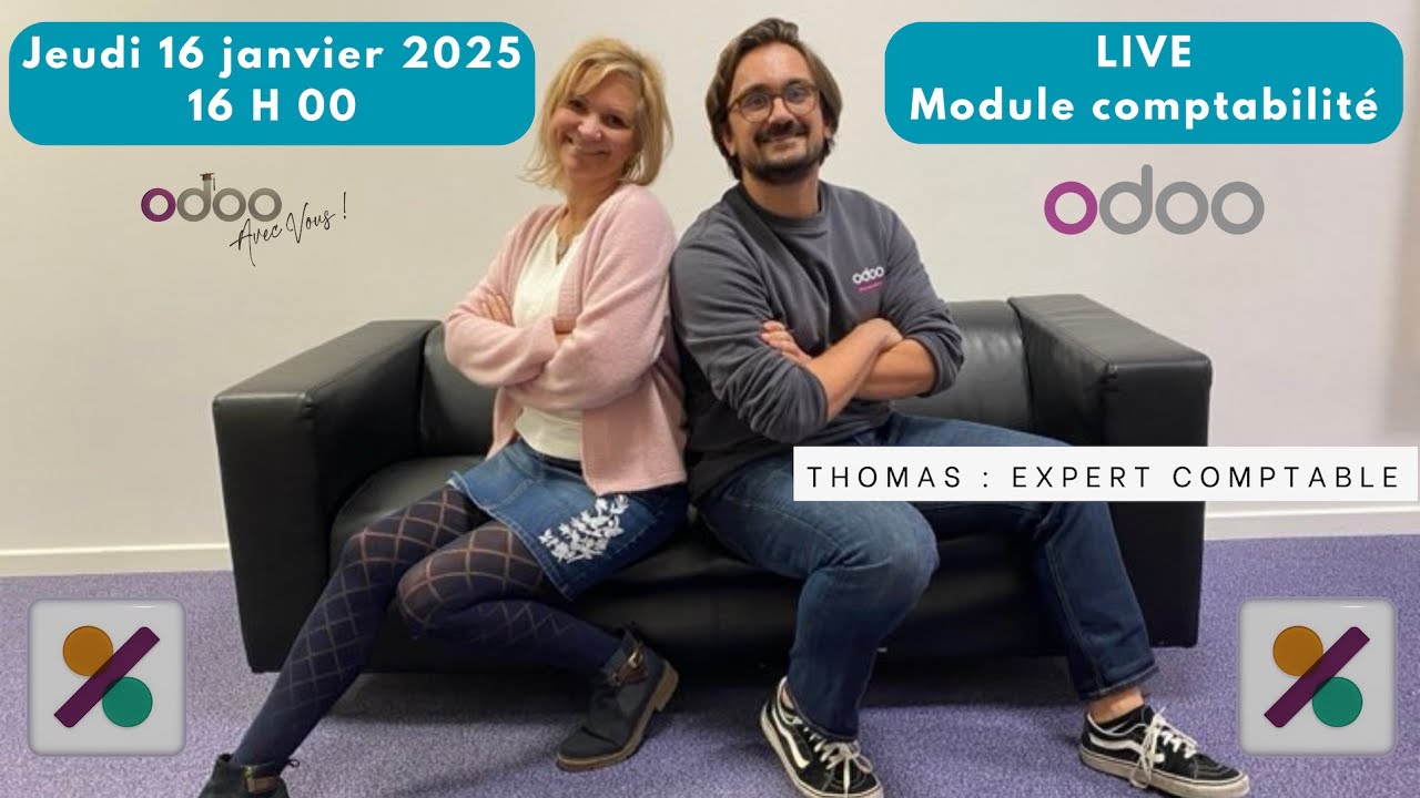 LIVE avec Odoo sur le module COMPTABILITE  V18.0 pour répondre à vos questions