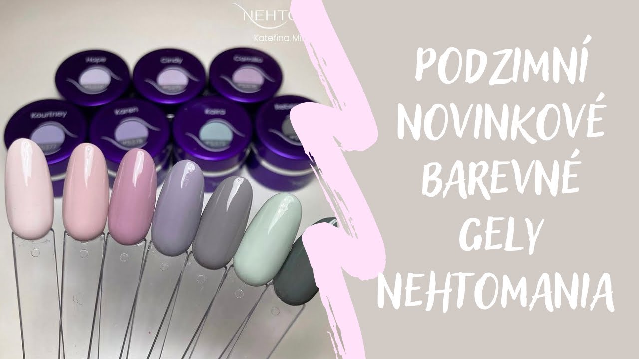Podzimní novinky Nehtomania: unboxing a vzorníček 💜 | Kate nehty