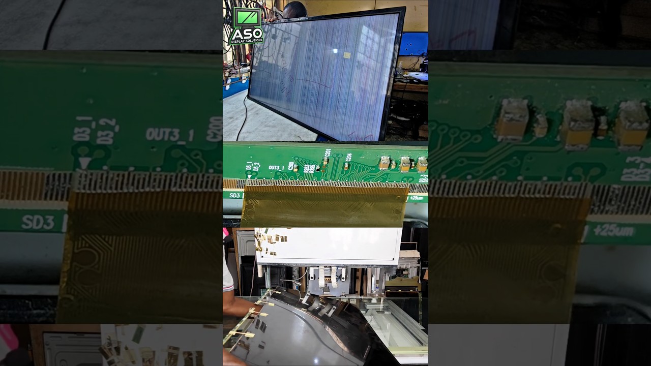 How to Fix 42/43 LG LED TV Vertical Lines/Bars