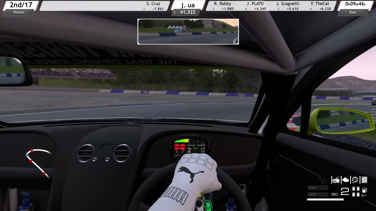 Just a random race in Austria. RaceRoom Racing (Red Bull Ring) daily race BENTLEY CONTINENTAL GT3